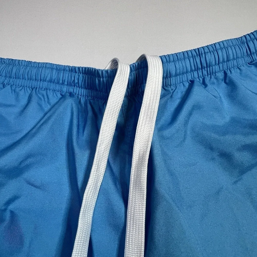 Buc-ees Womens Small Shorts Texas Blue Pink Athletic‎ Swim Trunks S Bucees Retro